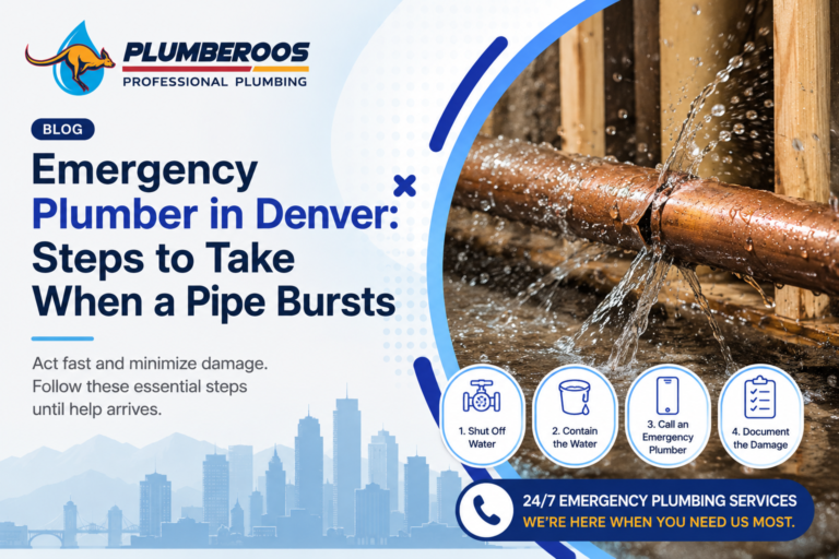 Emergency Plumber in Denver: Steps to Take When a Pipe Bursts