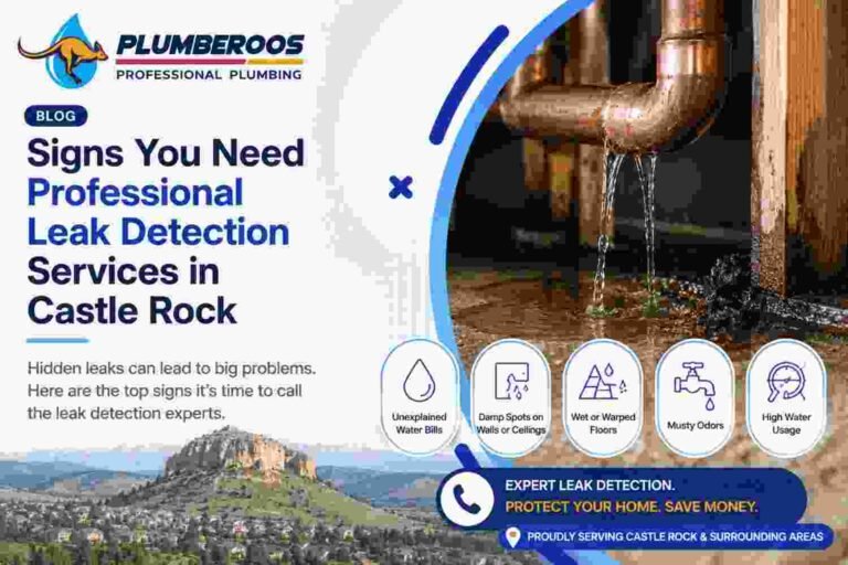 Signs You Need Professional Leak Detection Services in Castle Rock