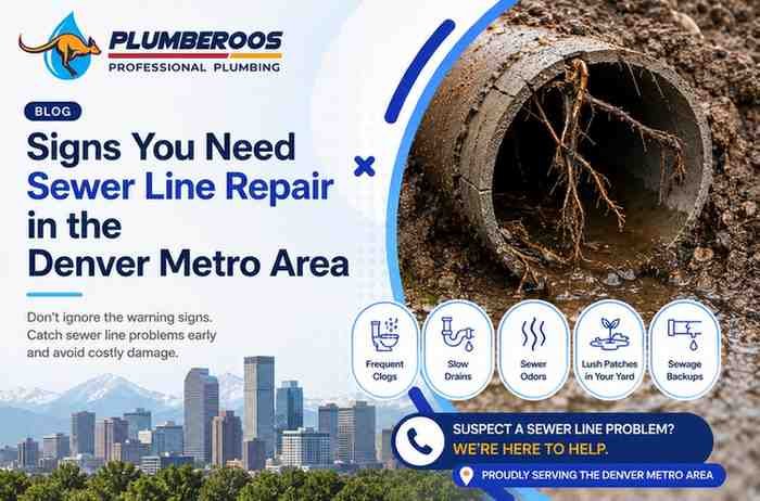 Signs You Need Sewer Line Repair in the Denver Metro Area