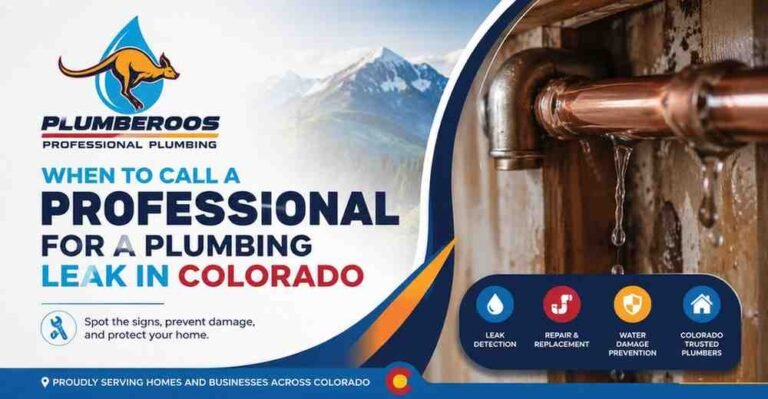 When to Call a Professional for a Plumbing Leak in Colorado